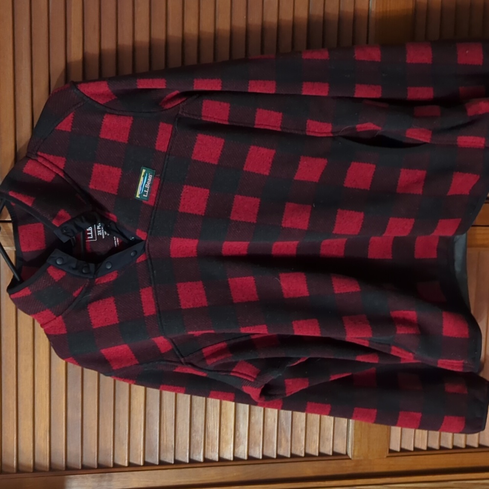 LL Bean fleece pullover 2xl